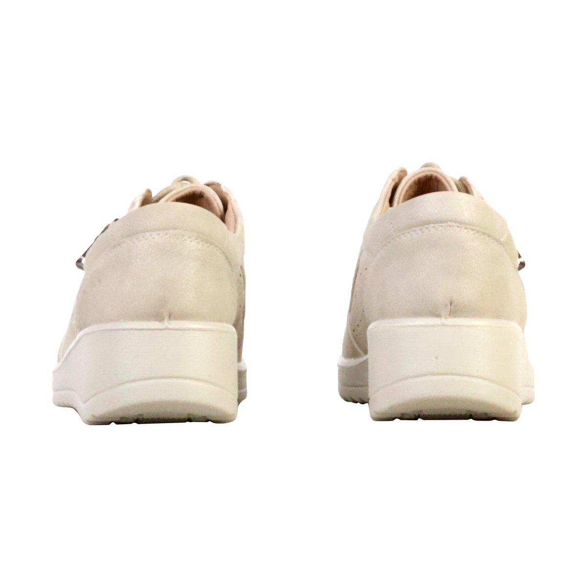 Basket Cuir Lbs argent/silver, ENZA NUCCI