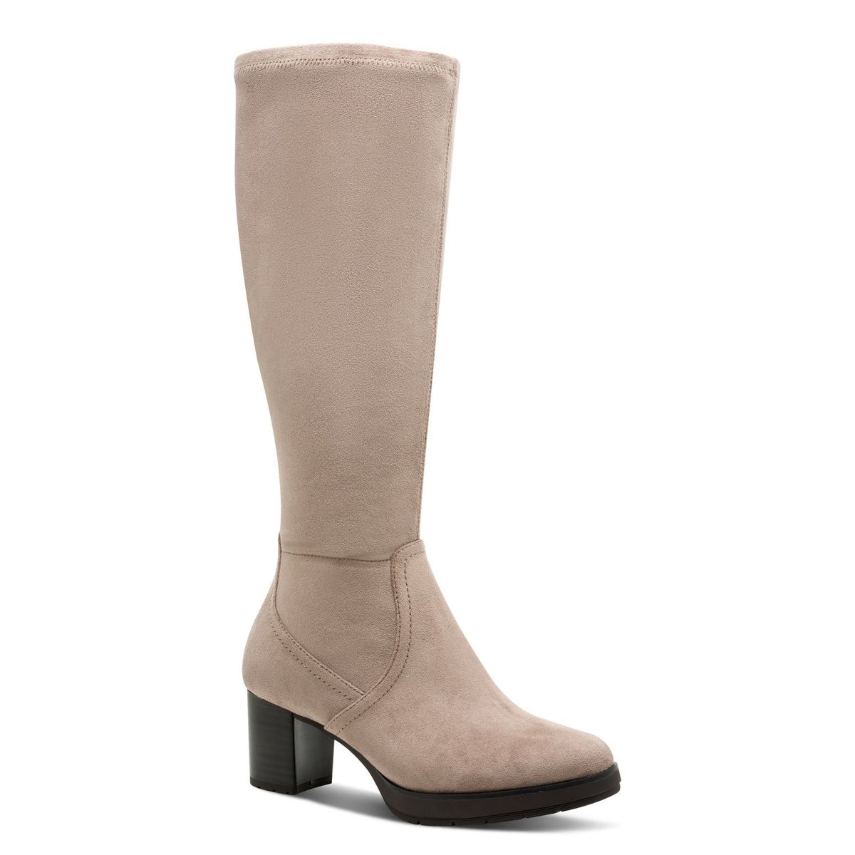 Bottes talon bloc marron poivre, JANA