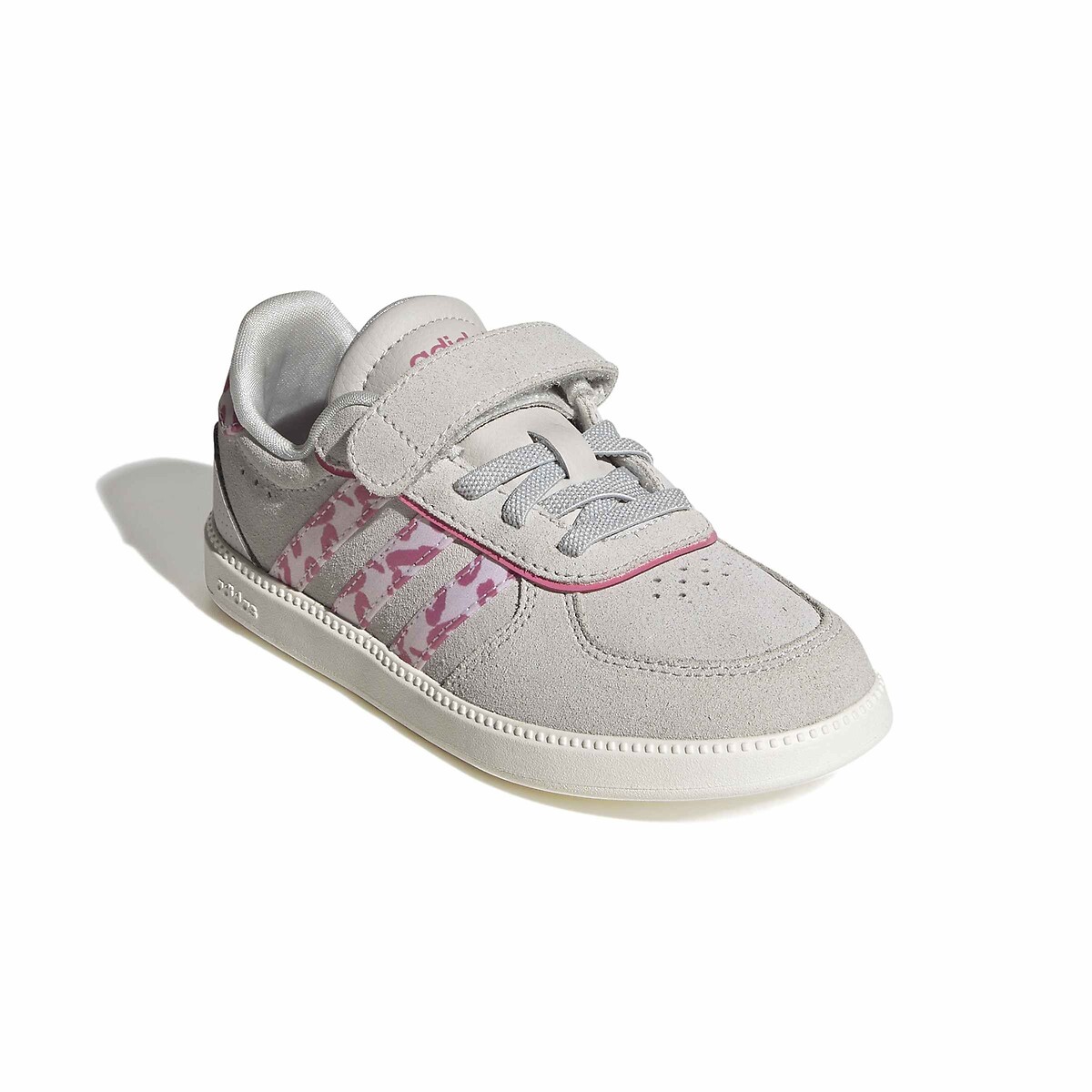 Sapatilhas em pele BREAKNET SLEEK branco rosa, ADIDAS SPORTSWEAR