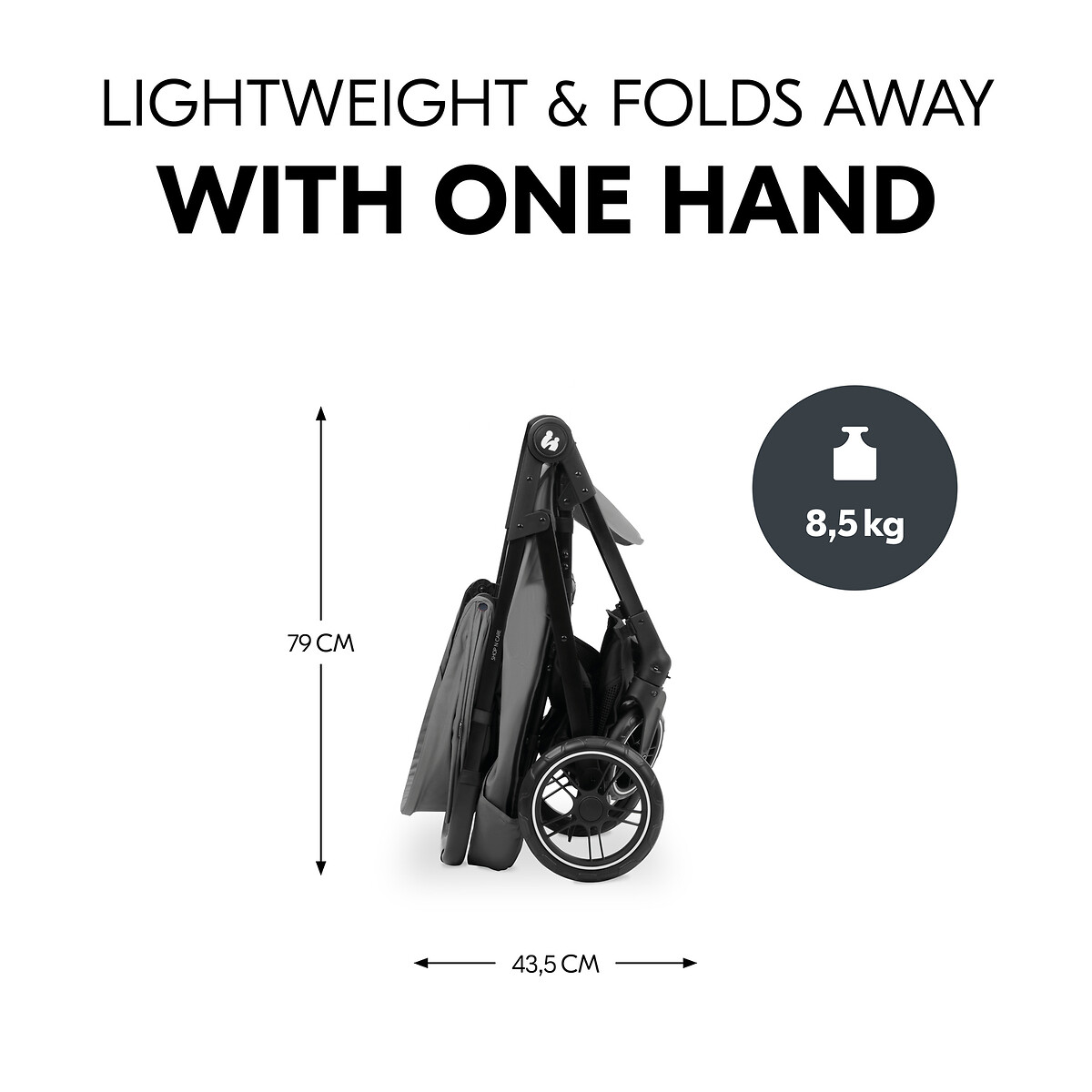 Shop N Care Pushchair grey, HAUCK