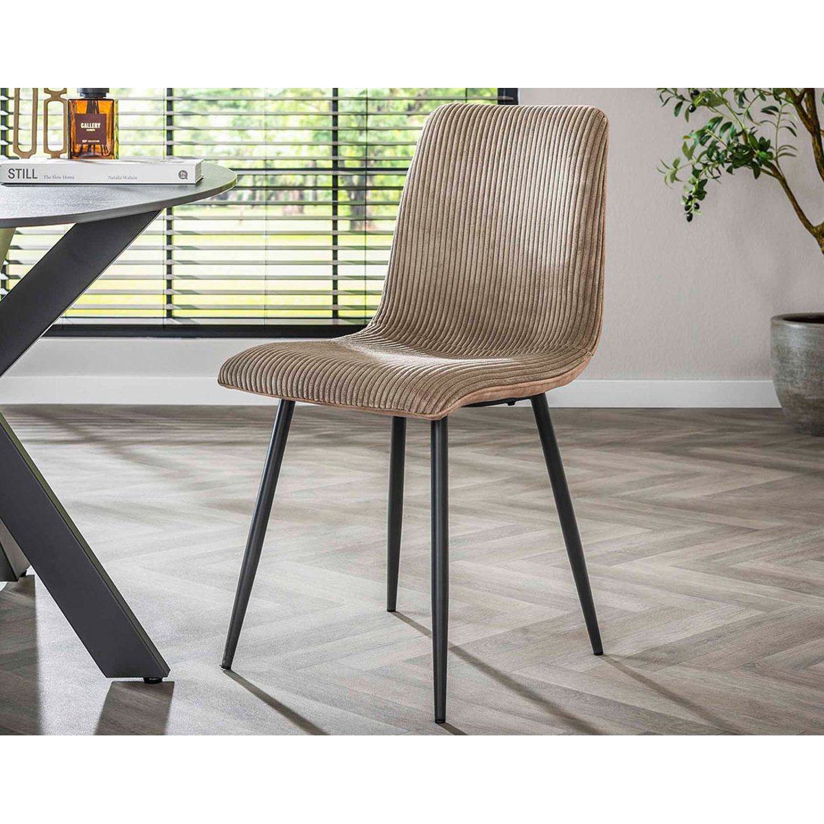 Lot de quatre Chaises - IRIS latte, BEST MOBILIER