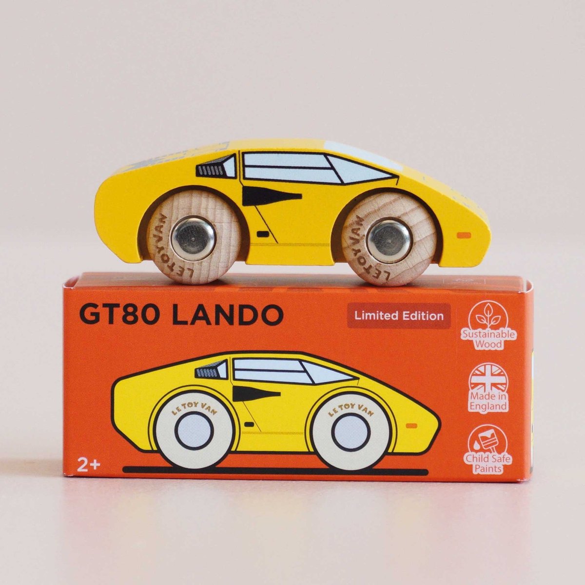 Voiture Lando No 14 jaune, LE TOY VAN