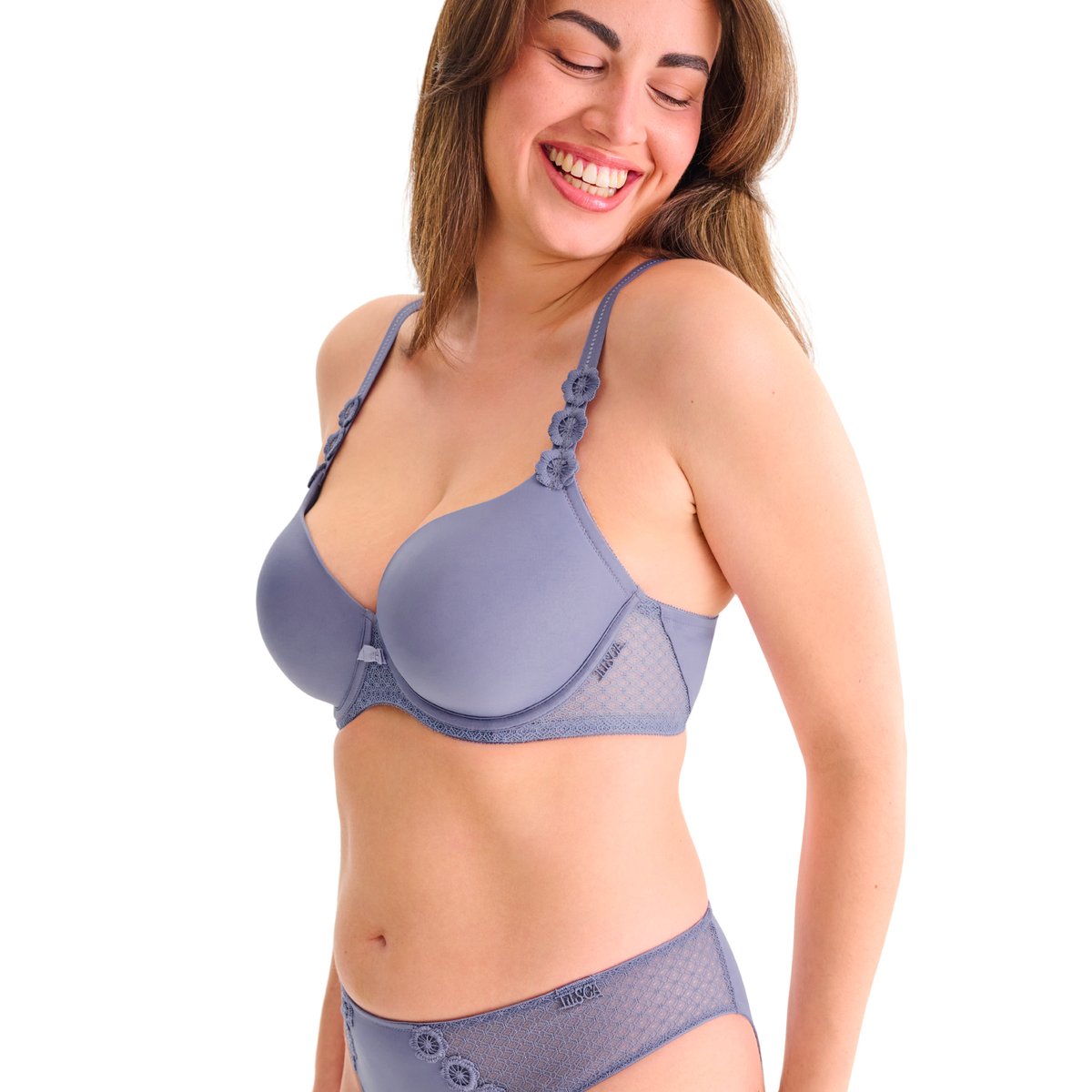 Soutien-gorge préformé grands bonnets TESSA violet, LISCA