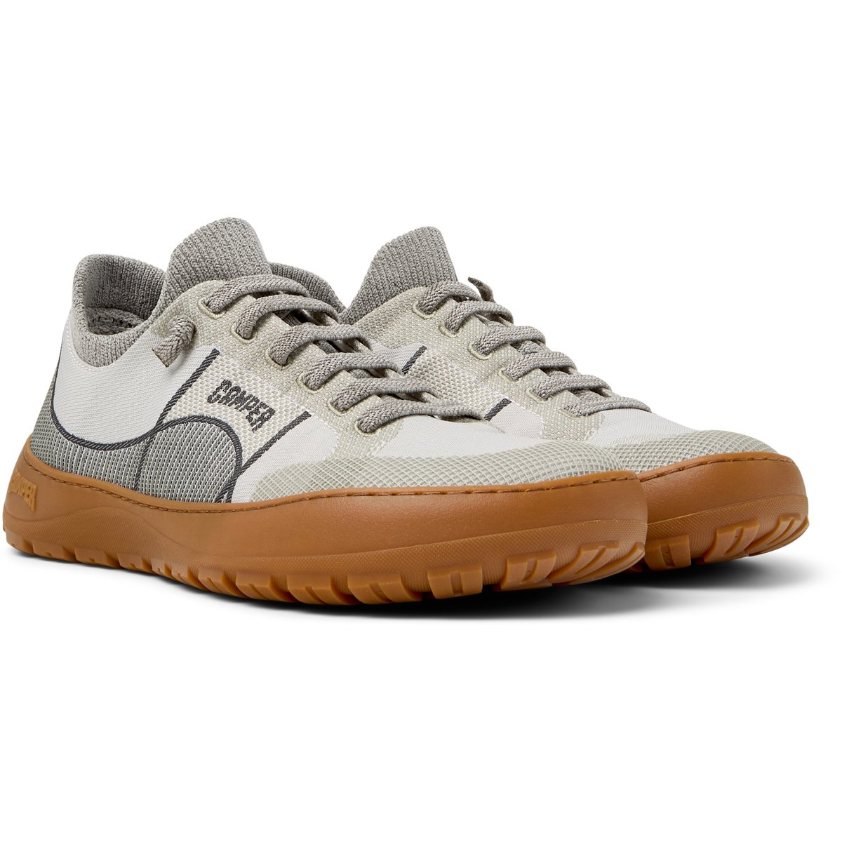 Baskets Peu Serra Technical Textile beige blanc, CAMPER
