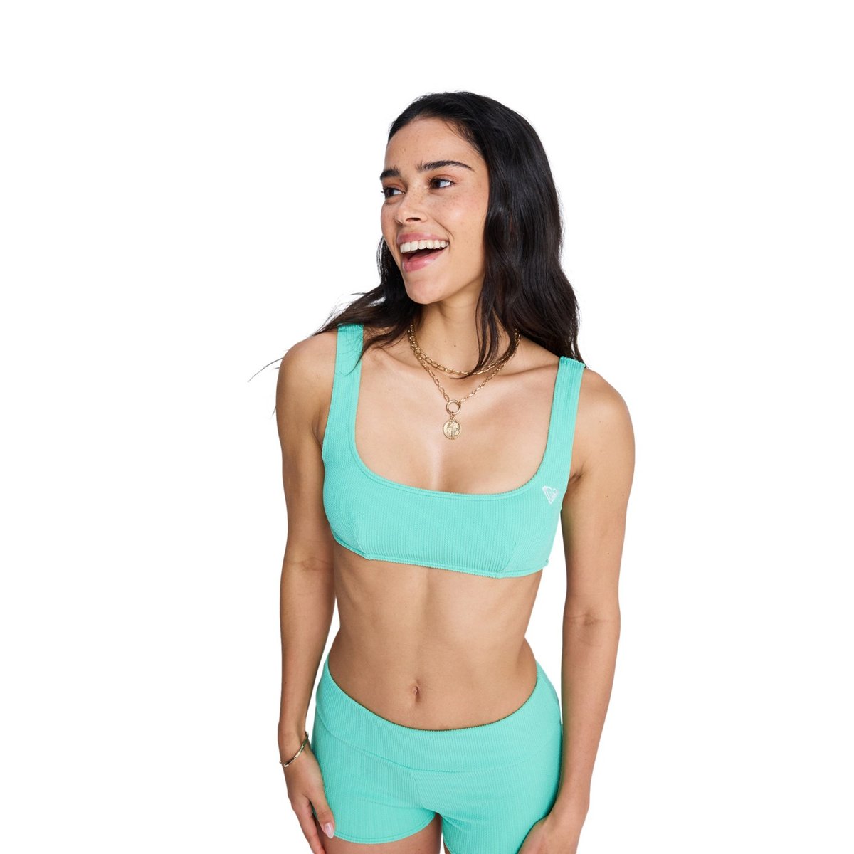 Haut de maillot de bain bikini bralette. vert katydid, ROXY