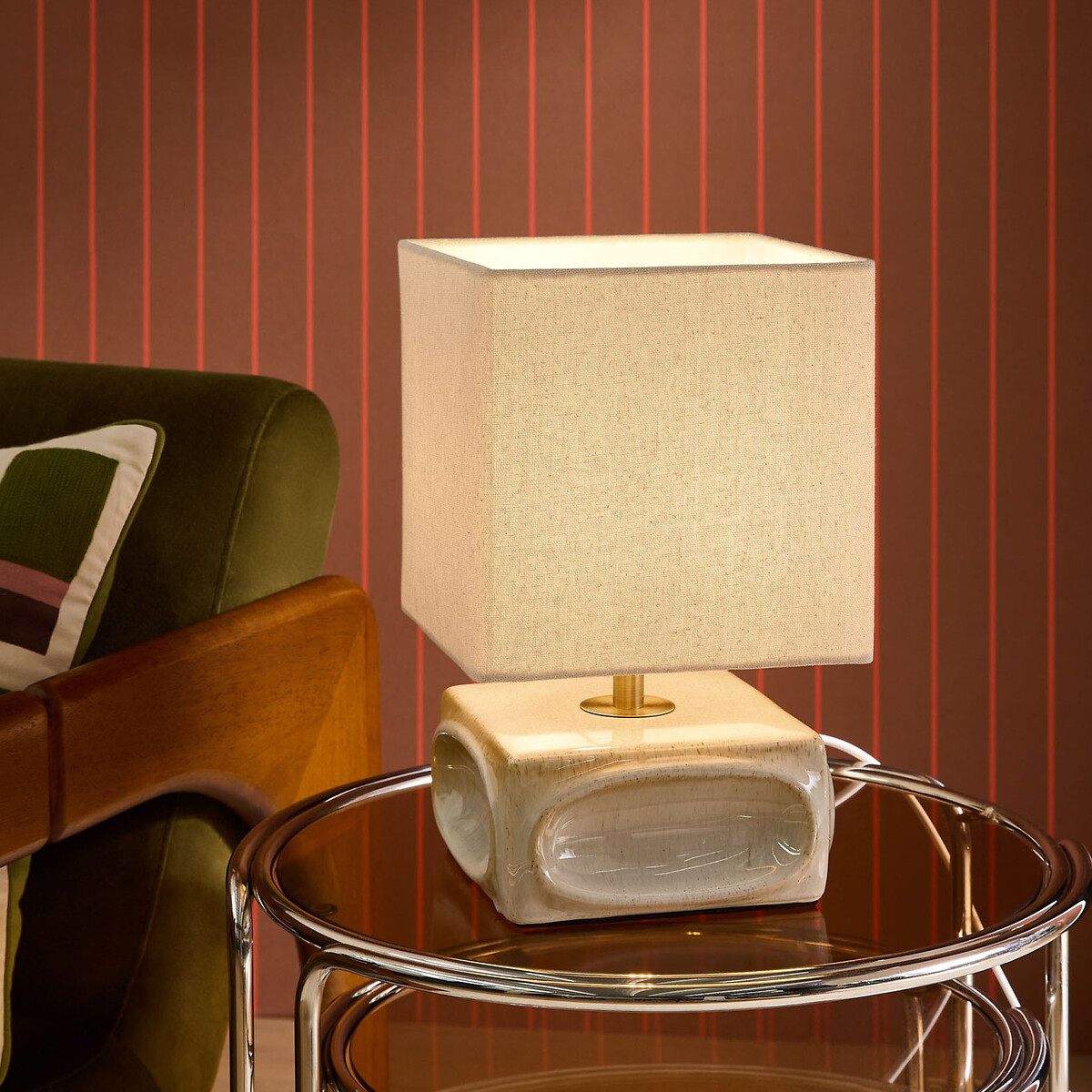 MADE.COM Nell Stacked Table Lamp cream, MADE