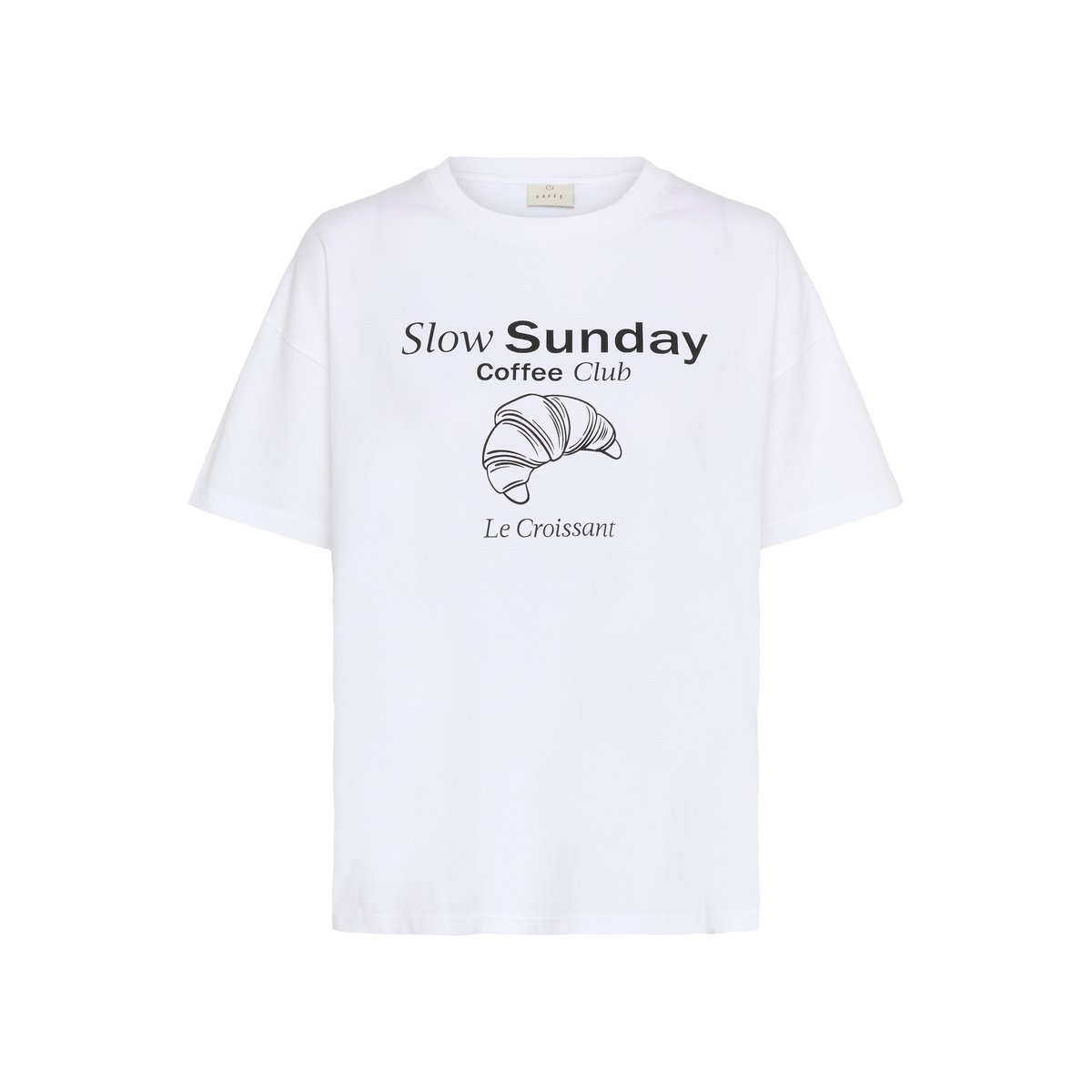 T-shirt à manches courtes blanc optical white, KAFFE