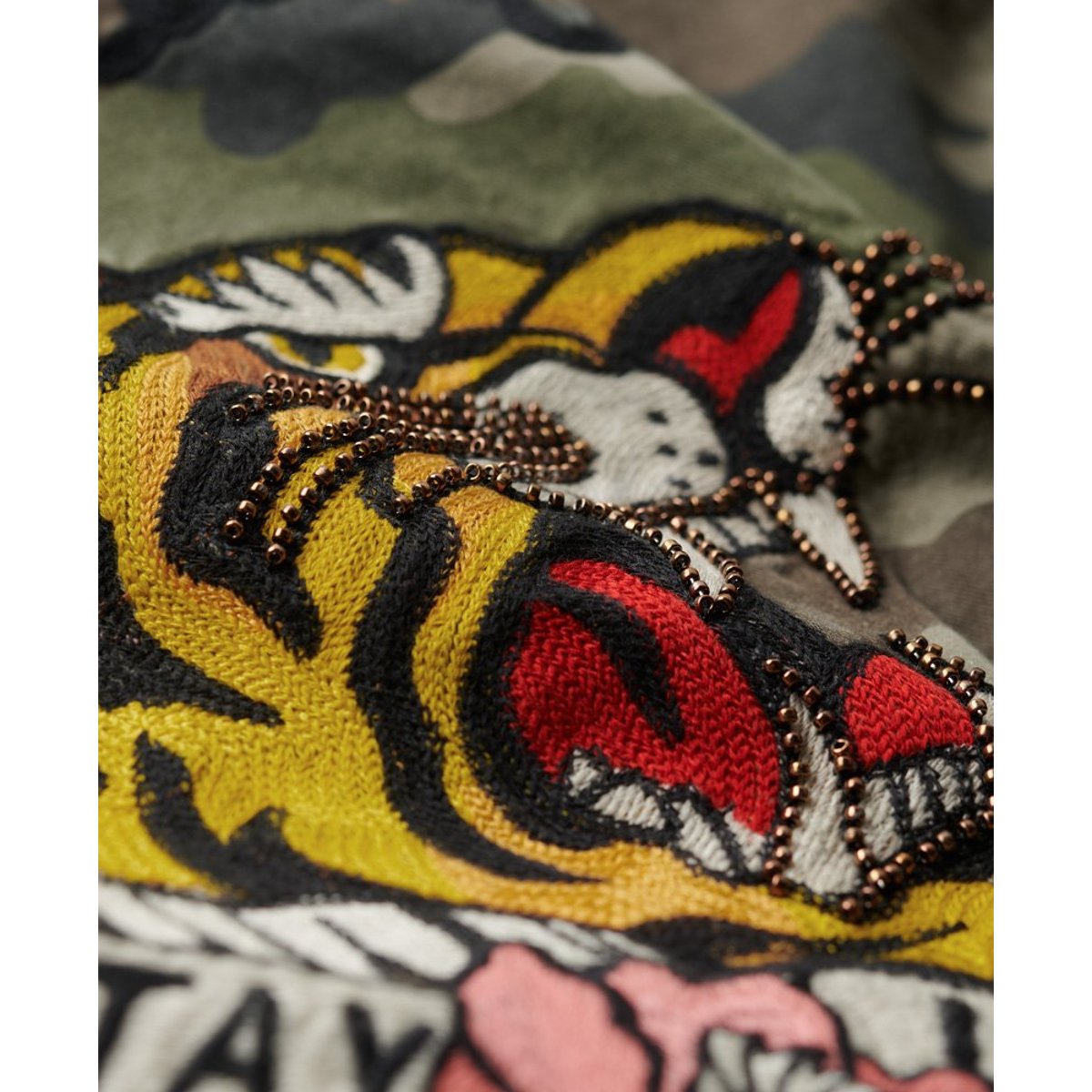 Veste militaire M65 vert camouflage français, SUPERDRY
