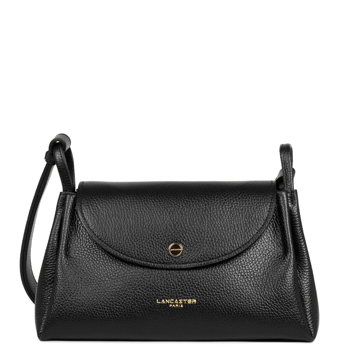 Grand sac trotteur, Made in France ACCORDÉON DOUBLE noir - in - nude, LANCASTER