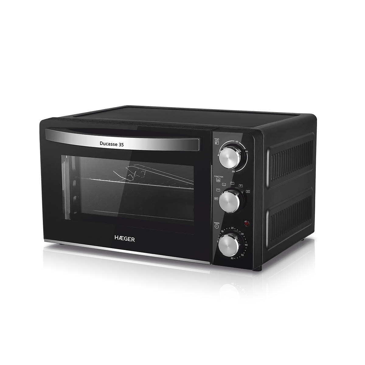 Forno elétrico Ducasse 35, HAEGER preto , HAEGER