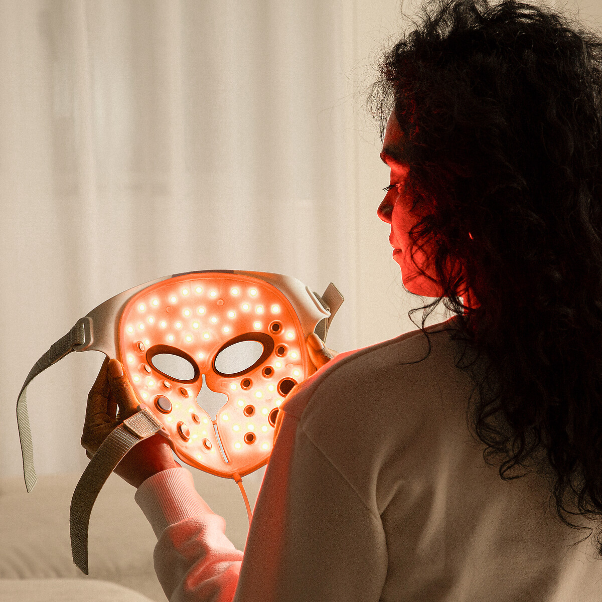 LED masker tegen veroudering en probleem wit, SILKN