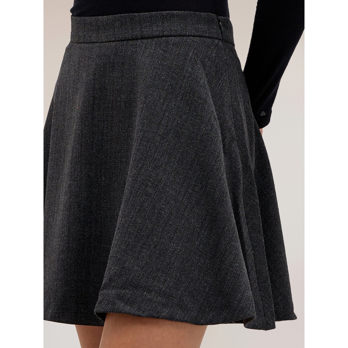 Jupe évasée The Tailoring Lab gris, MOTIVI