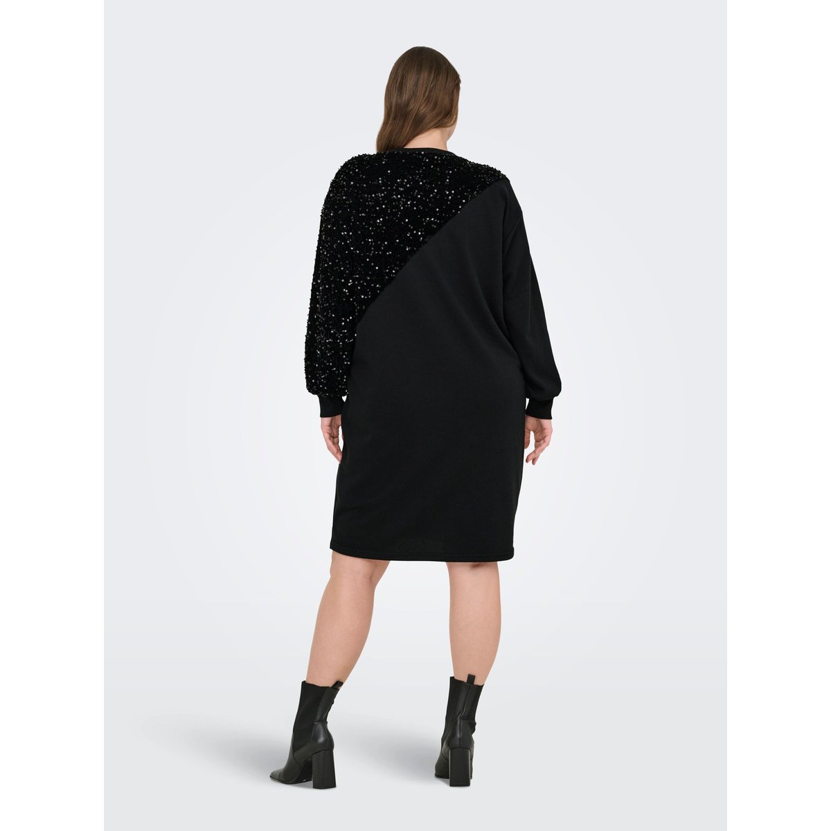 Robe Molletonnée noire - black, ONLY CARMAKOMA