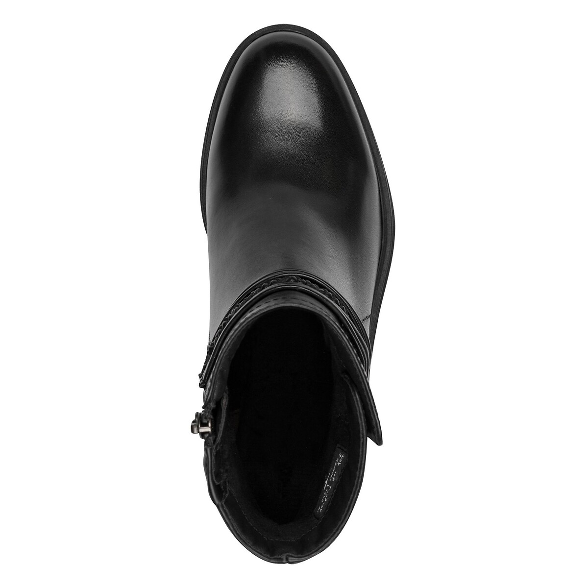 Bottines plates noir, TAMARIS