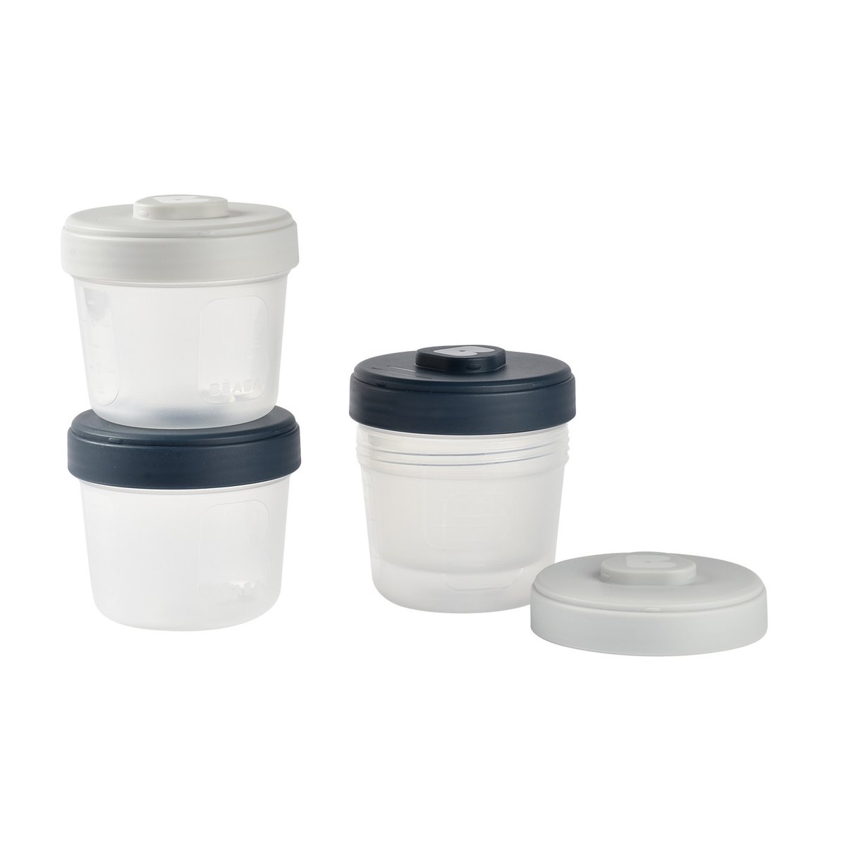 Set intégral de 4 portions repas clip 150 ml multicolore, BEABA