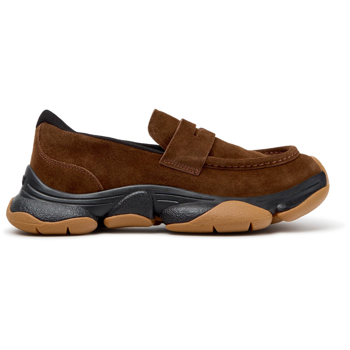 Mocassins Karst 2 Suede Leather brun moyen 003, CAMPER