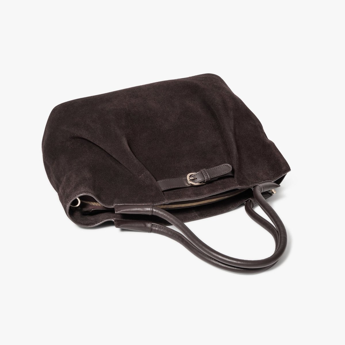 Sac Cabas en cuir AURORA marron fonce, BOCAGE