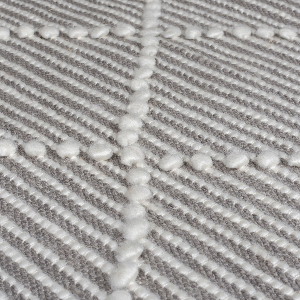 Tapis intérieur extérieur style berbère CLARA gris, NOVATREND