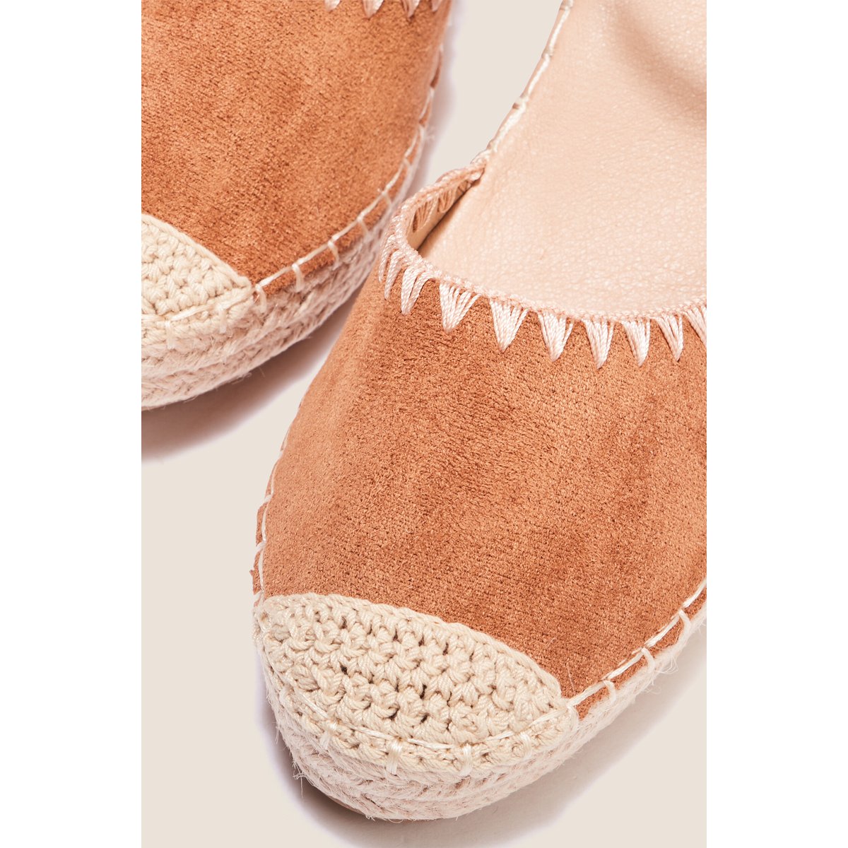 Espadrilles compensées marron, BREAL