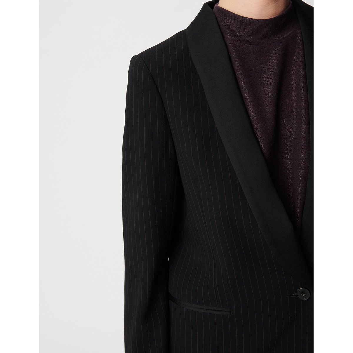 Veste de tailleur rayures tennis noir, IKKS