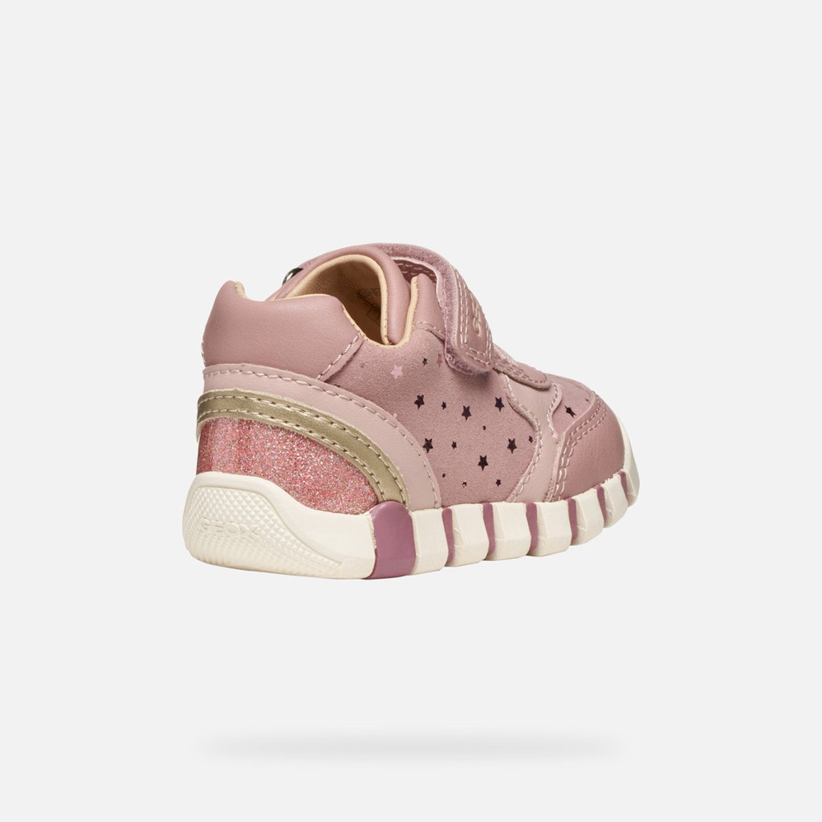 Premiers Pas B IUPIDOO vieux rose/platine, GEOX