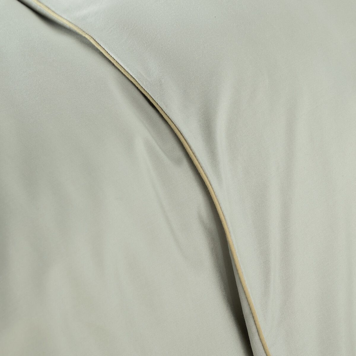 Housse de couette en percale de lyocell et coton, LONA bleu céladon, LA REDOUTE INTERIEURS