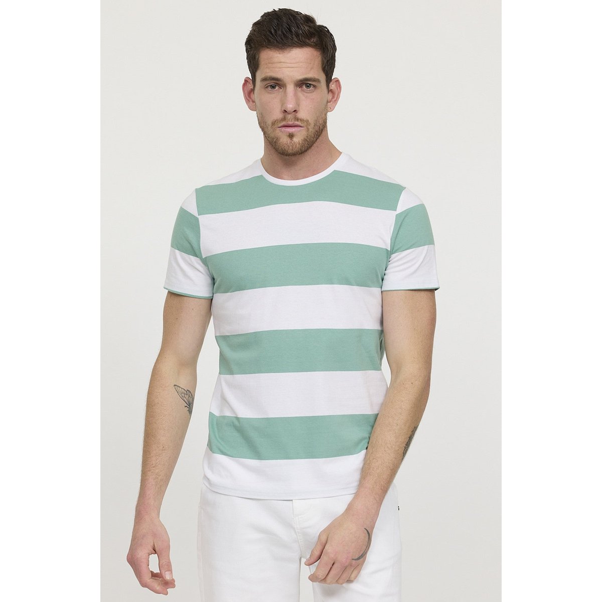 T-shirt manches courte coton regular APIRO vert, LEE COOPER