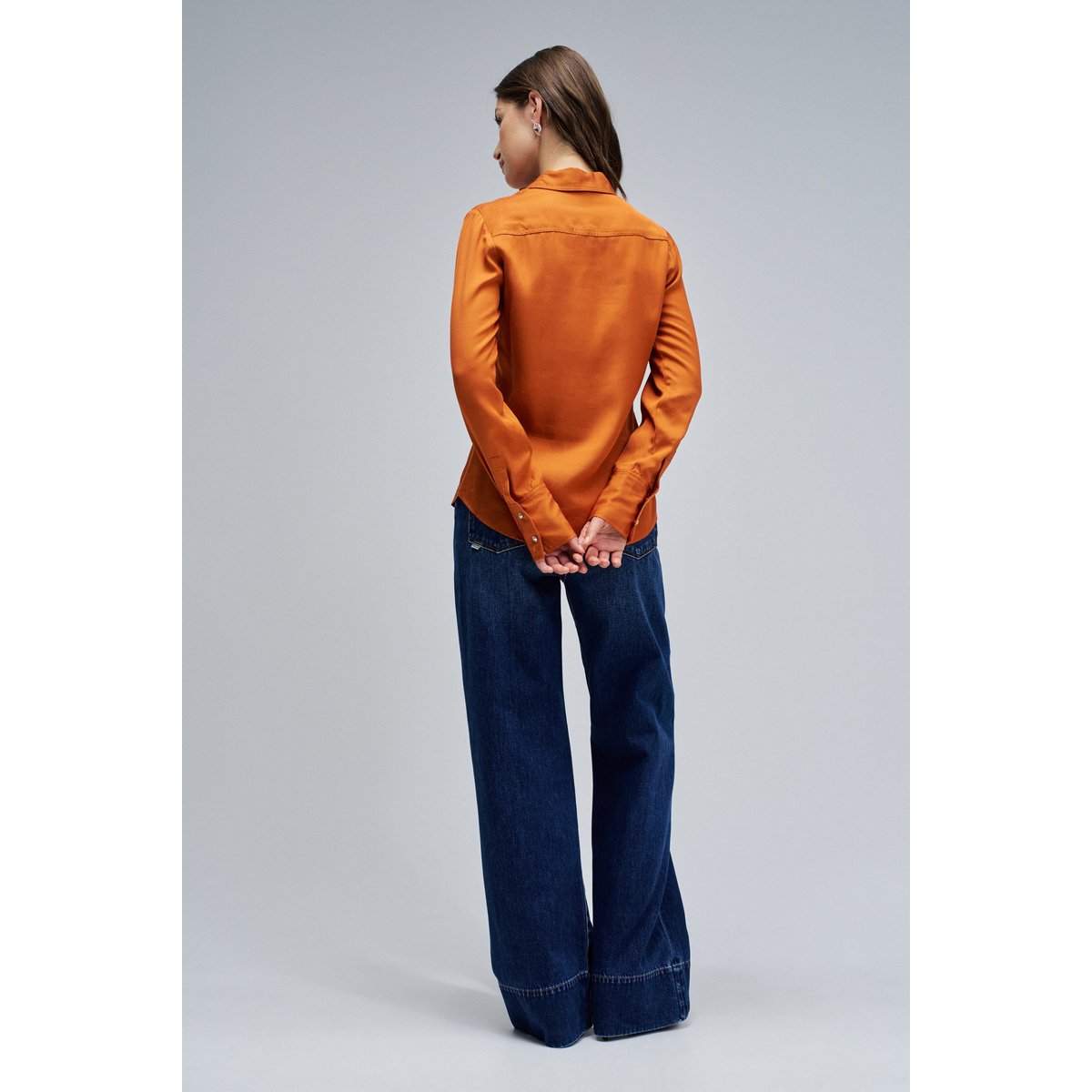 CHEMISE BASIQUE orange, SALSA JEANS
