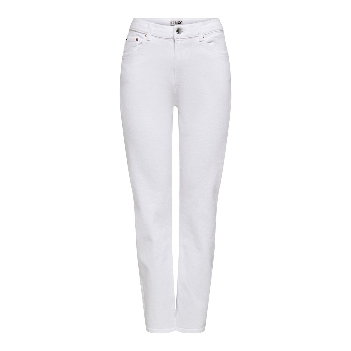 Jean Coupe Droite white, ONLY