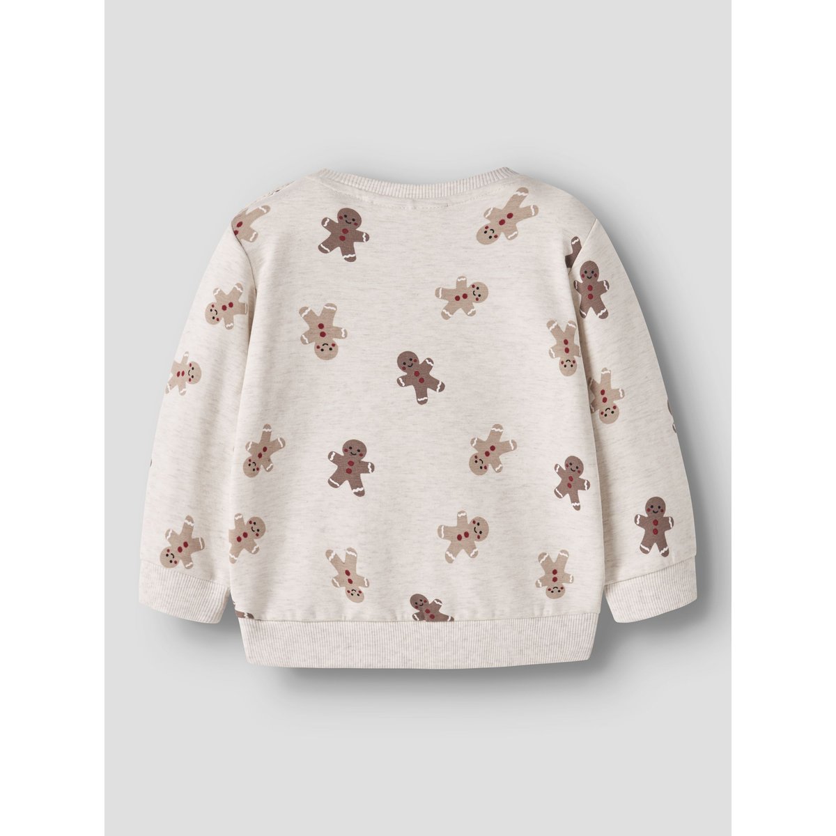Sweat-Shirt blanc - peyote melange1, NAME IT