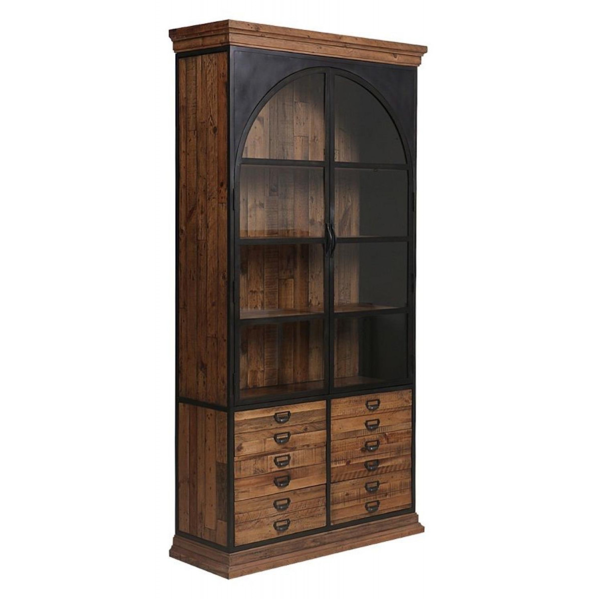 Vaisselier 2 portes - MANUFACTURE marron, INTERIOR'S
