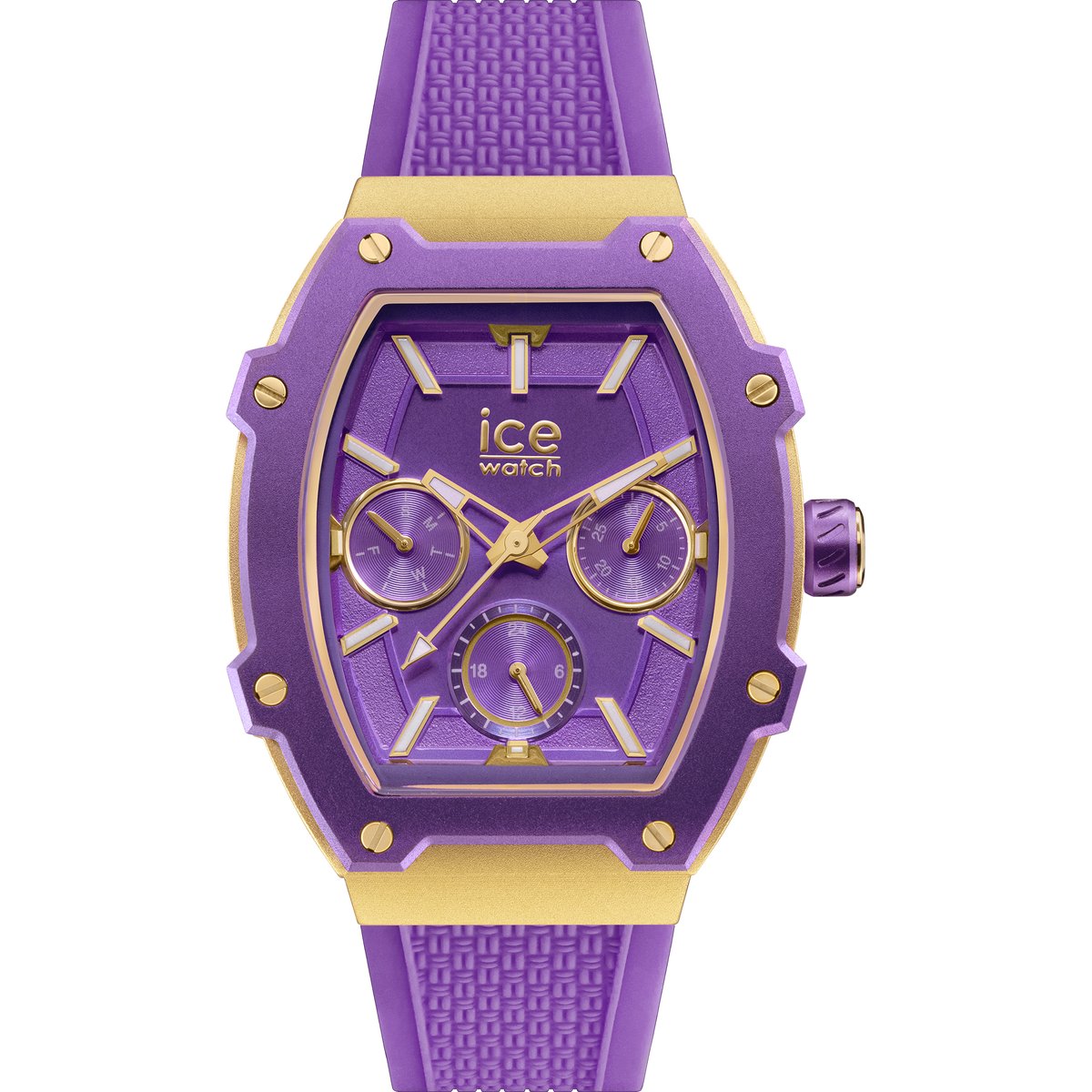 Montre Analogique  ICE BOLIDAY doré violet violet, ICE-WATCH