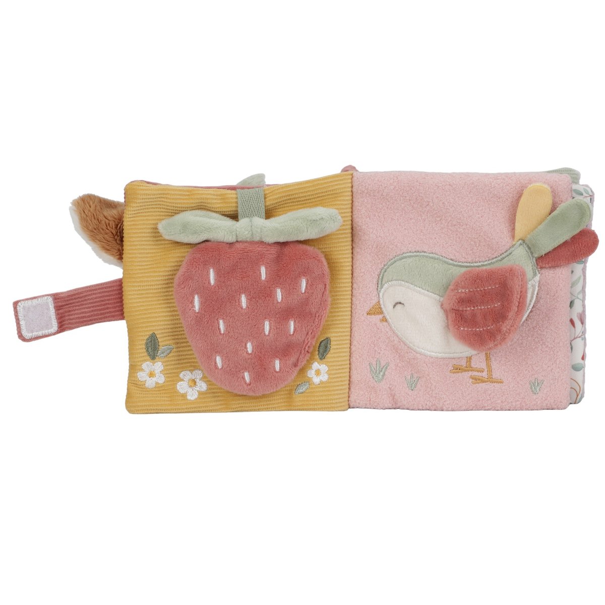 Livret en tissu FAIRY GARDEN rose, LITTLE DUTCH