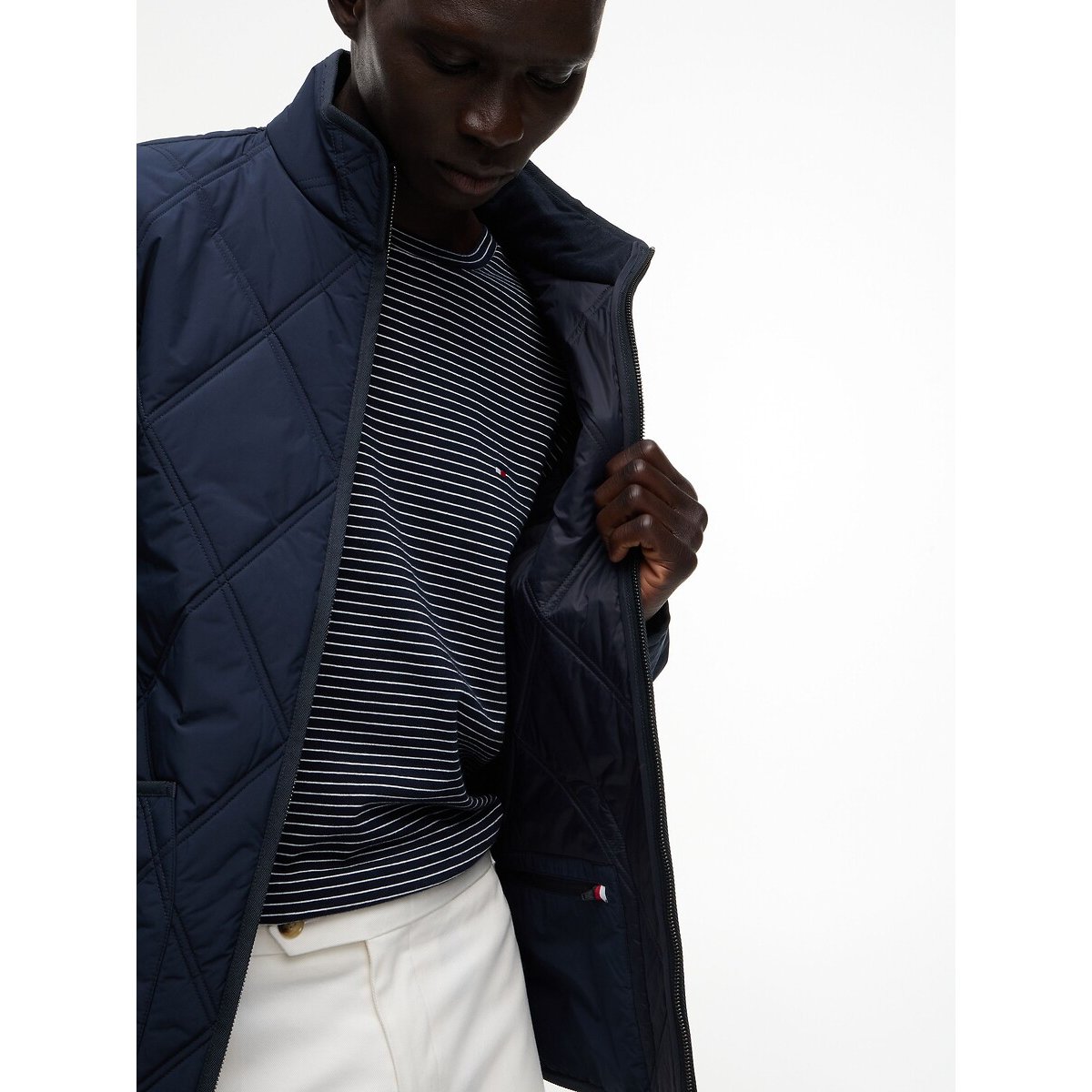 Blusão fino marinho, TOMMY HILFIGER