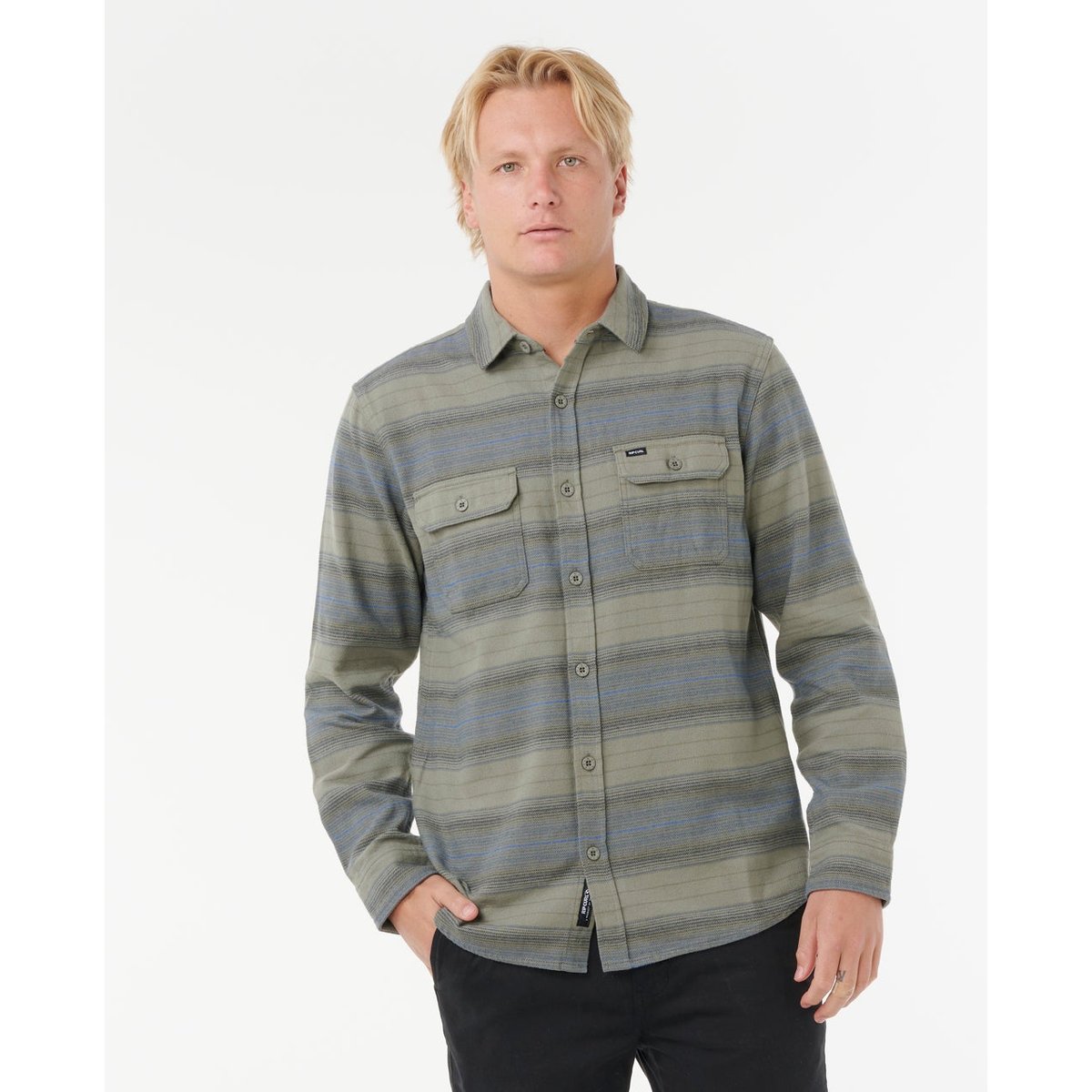 Chemise en flanelle LINE UP cactus profond, RIP CURL