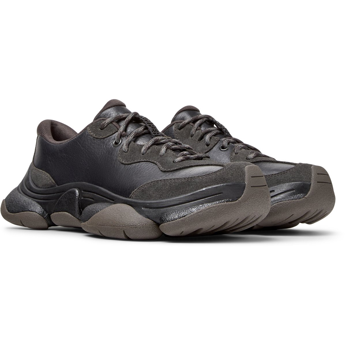 Baskets Karst 2 Twins Smooth Leather noir, CAMPER