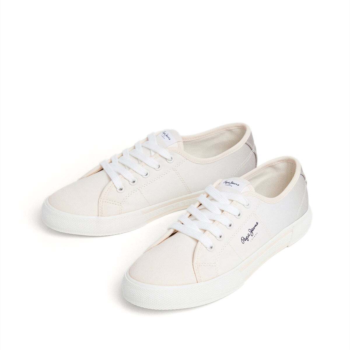 Baskets en toile Brady Colors beige pêche clair, PEPE JEANS