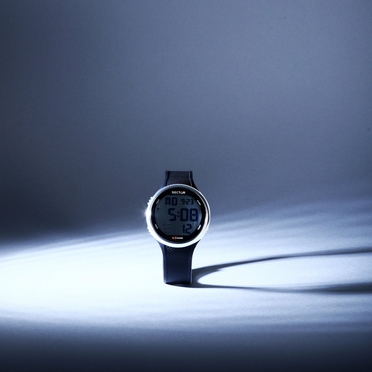 Montre EX-17, digital noir, sunray, SECTOR