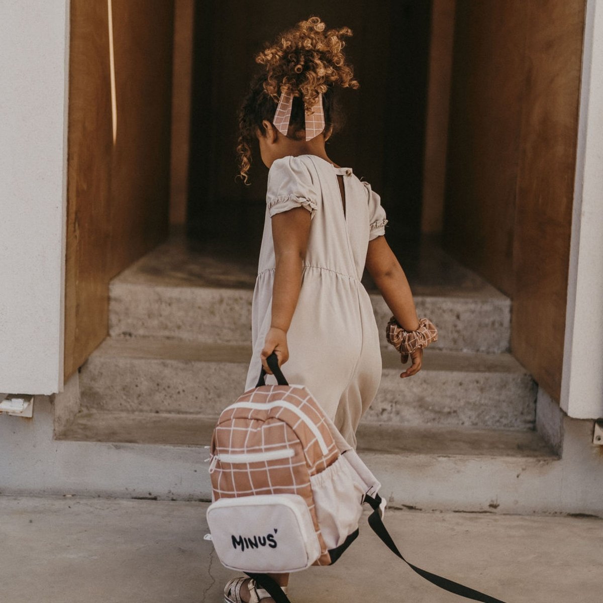 Sac à dos bébé marron, beige, ZAKUW