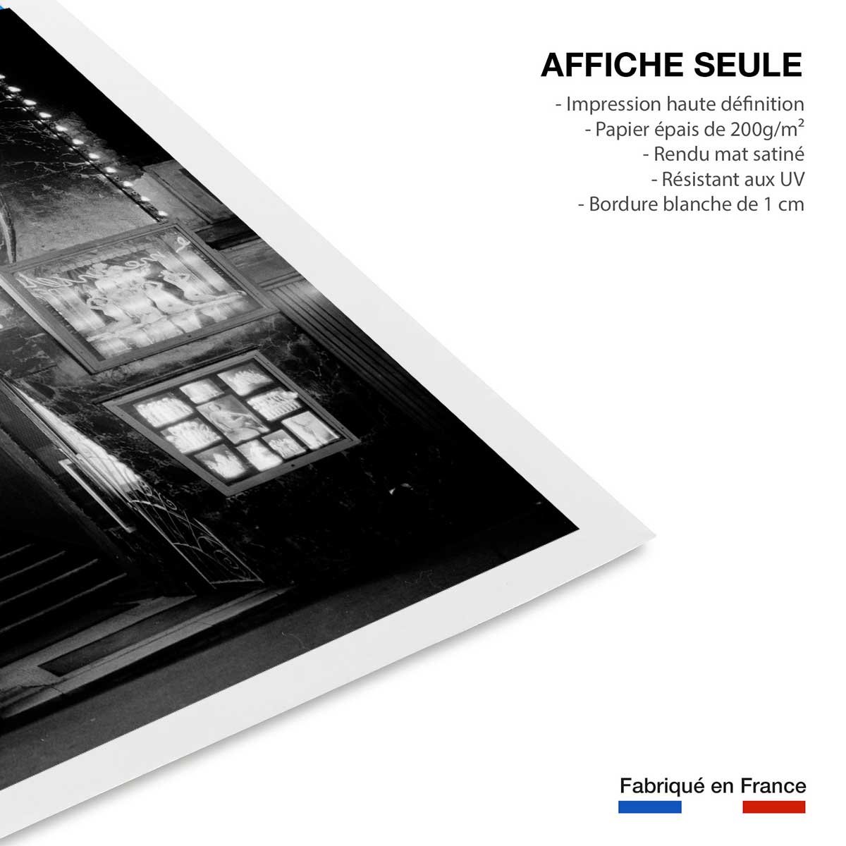 Affiche Paris, L'ancien Pigalle -Théatre le Sphinx affiche seule, HEXOA