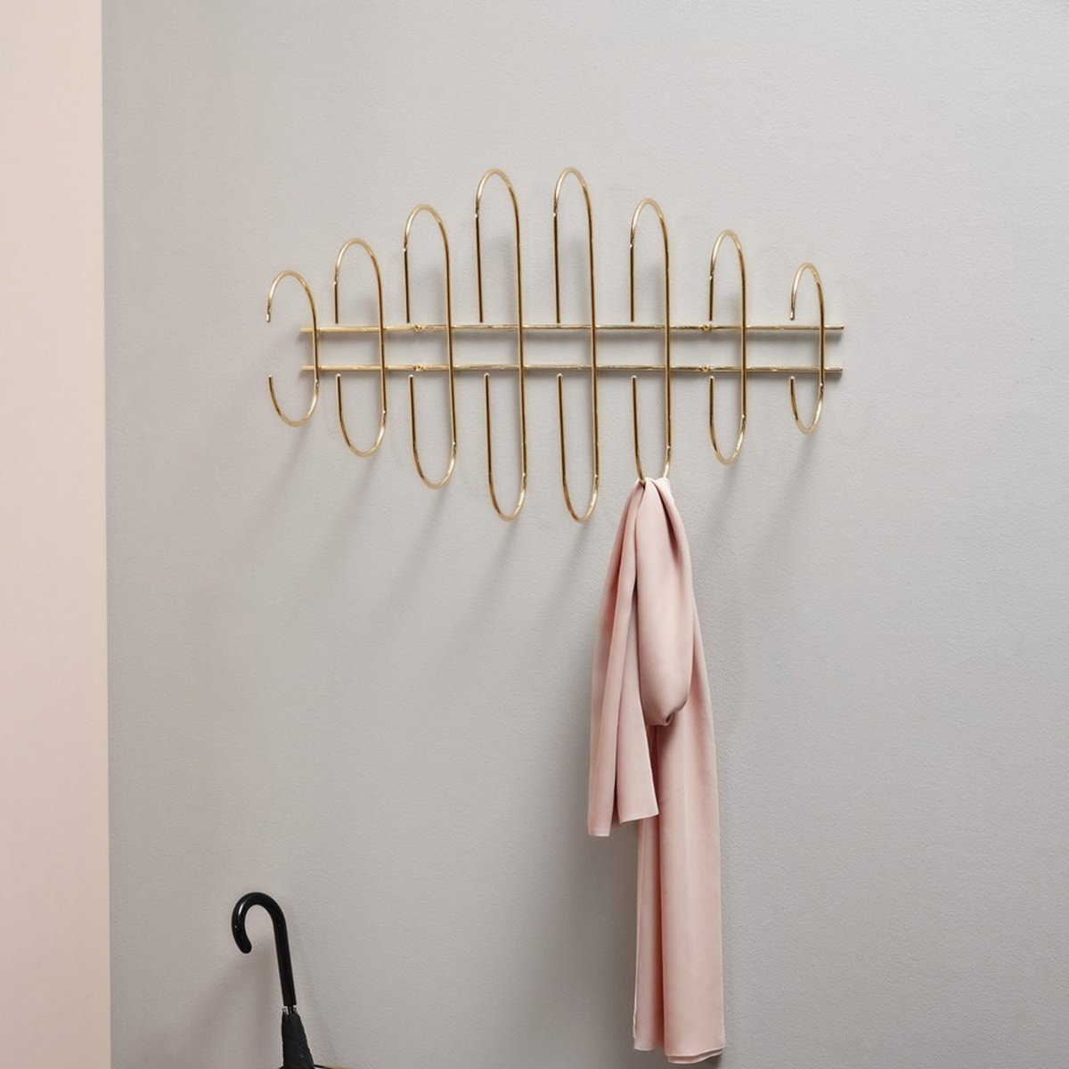 Porte Manteau Moveo 85 cm argent, AYTM