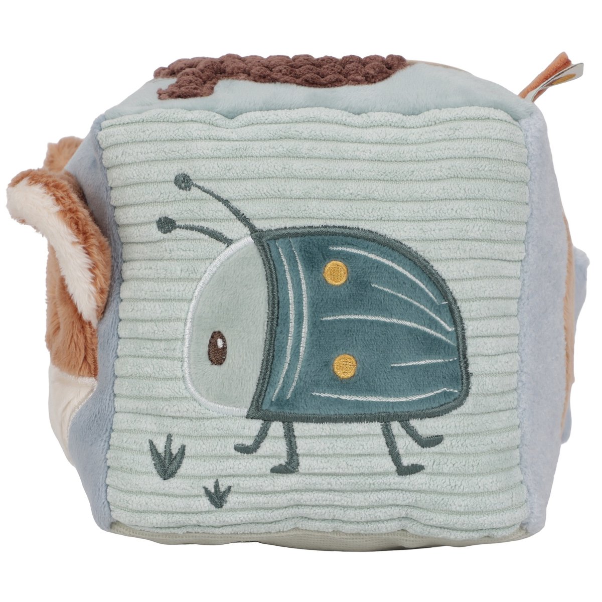 Cube d'activités bleu, beige, multicolore, marron, LITTLE DUTCH