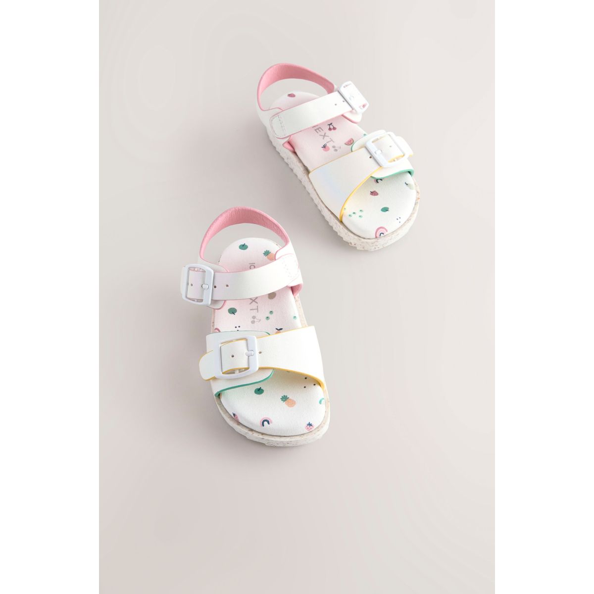 Sandales buckle blanc, NEXT