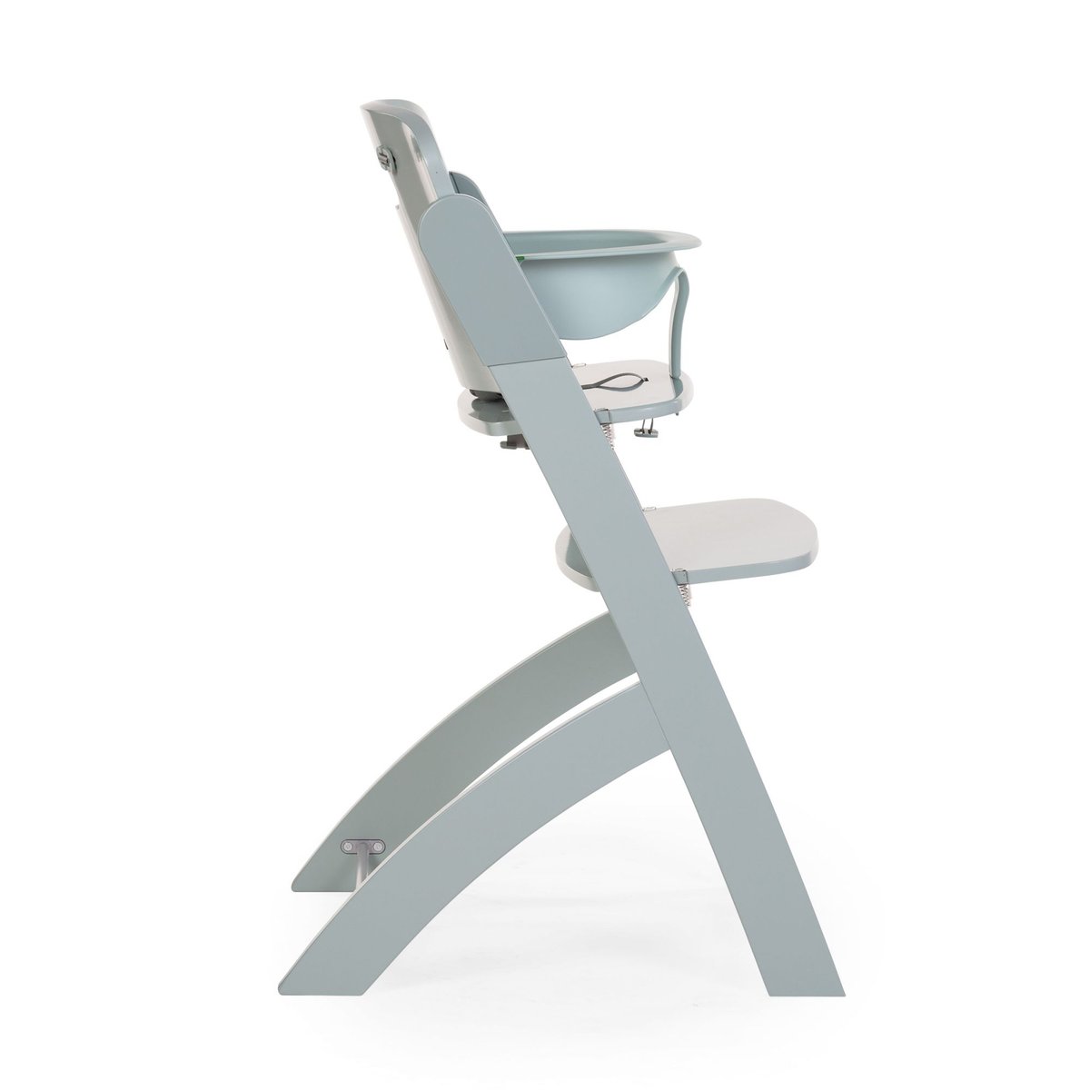 Chaise haute évolutive + tablette EVOSIT menthe, CHILDHOME