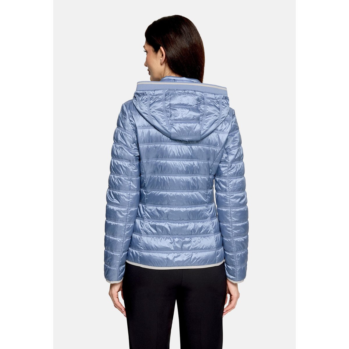 Veste matelassée à capuche amovible stonewash, BETTY BARCLAY