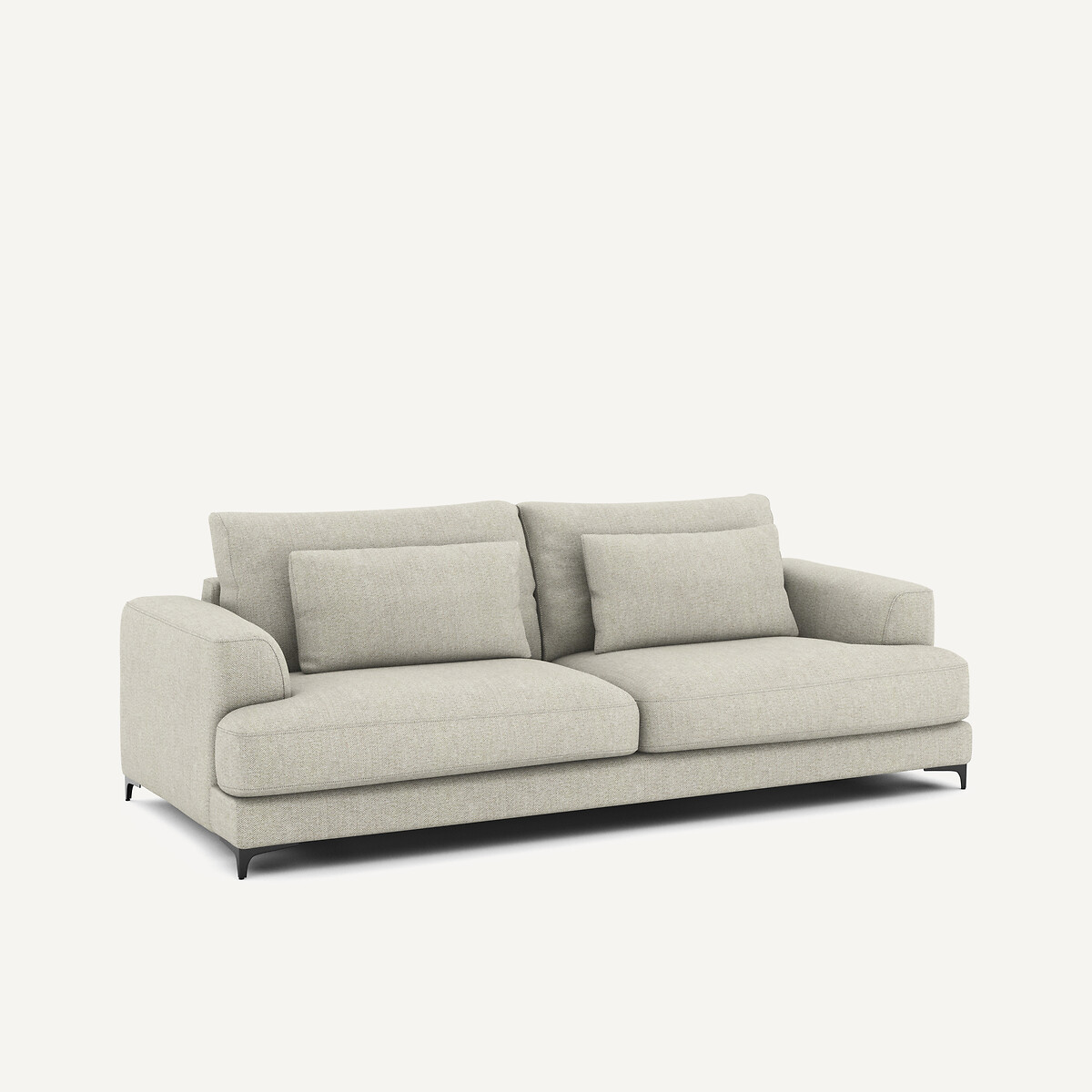4-Sitzer-Schlafsofa Marsile, Tweed-Optik elfenbein, AM.PM
