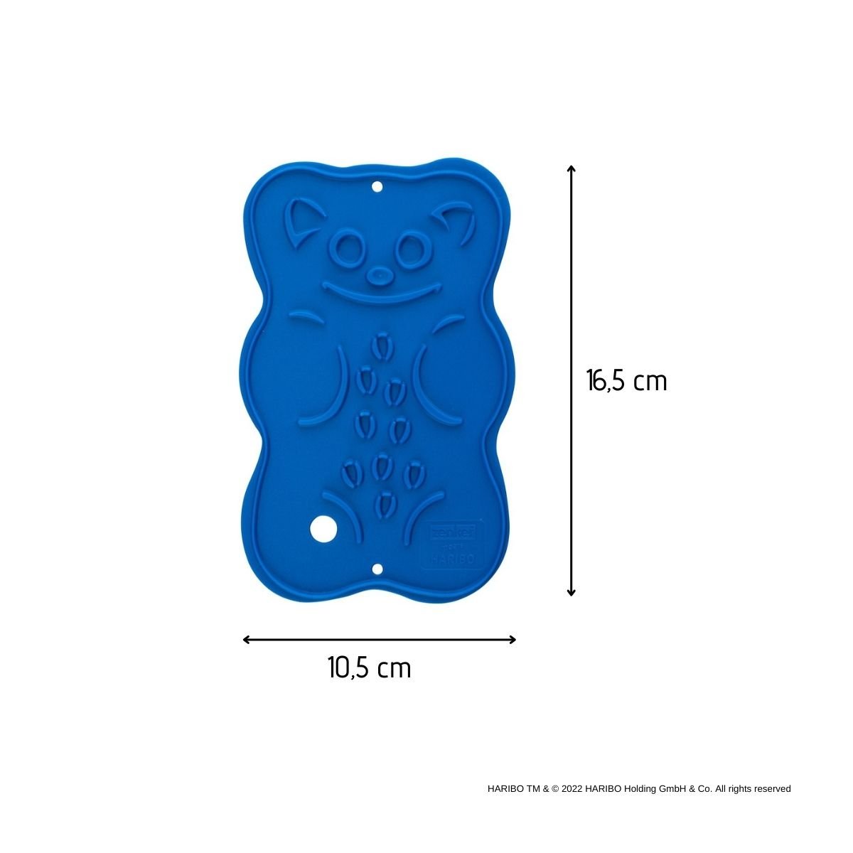 Emporte-pièce biscuits 2 en 1 HARIBO bleu, ZENKER