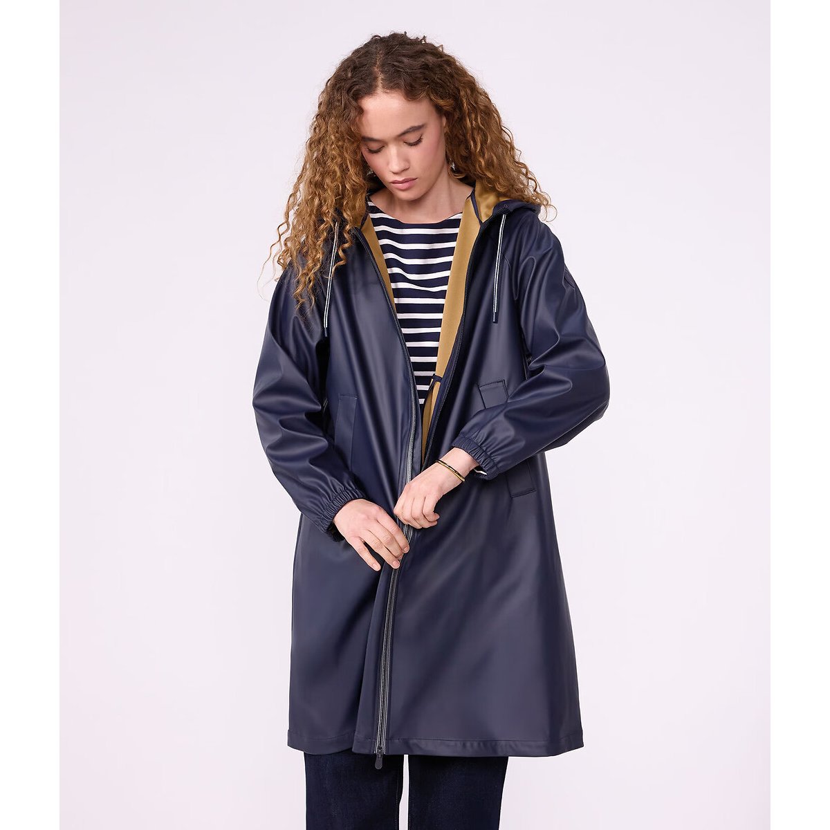 Ciré long bicolore marine, PETIT BATEAU