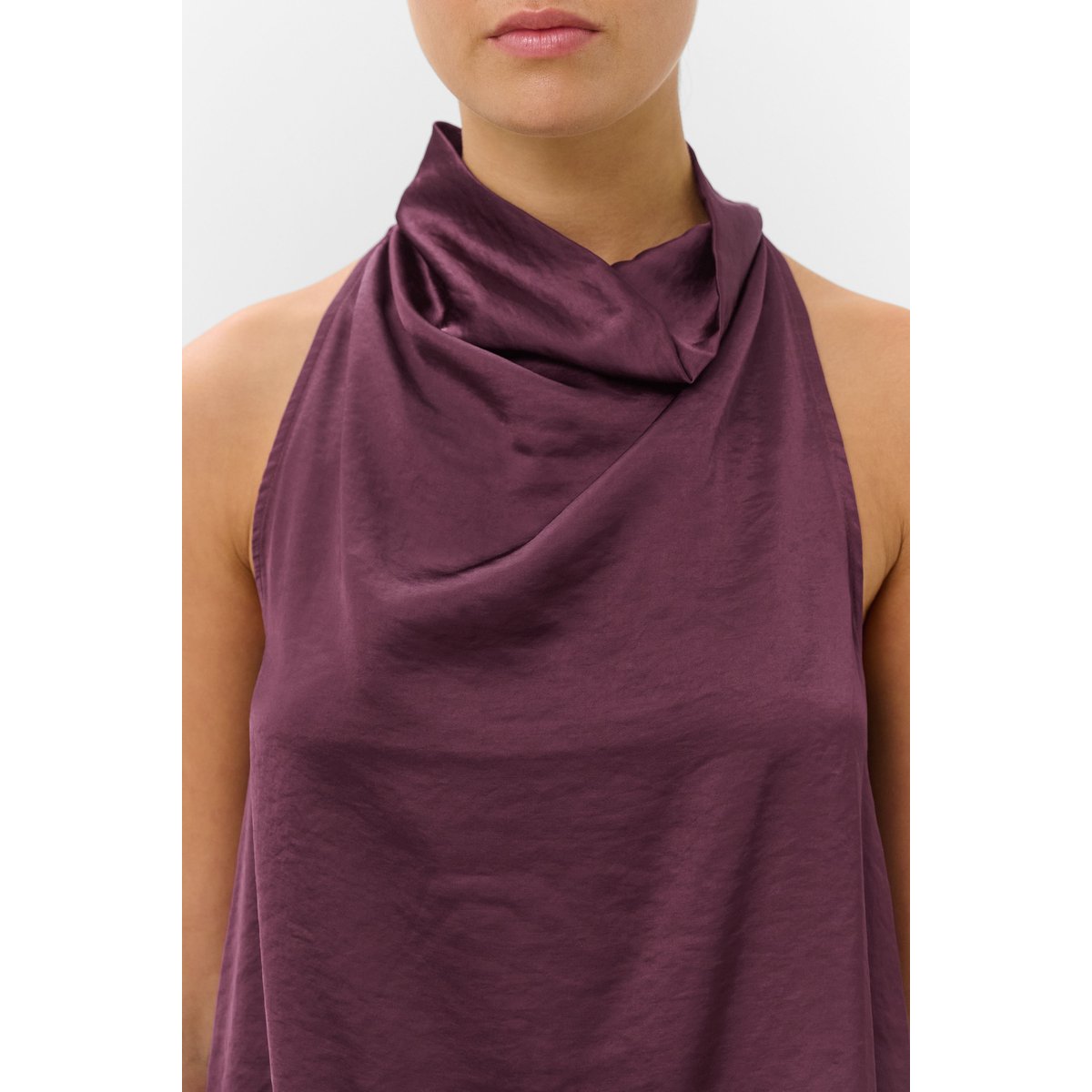 Blouse à manches longues bordeaux, SOAKED IN LUXURY