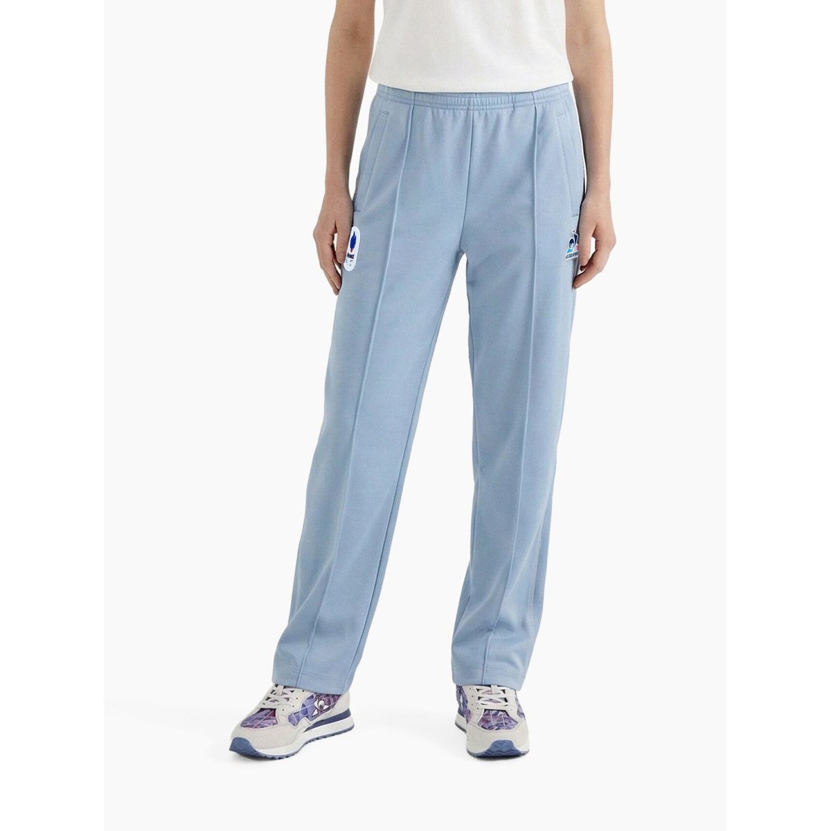 Pantalon droit Équipe de France Olympique 2026 Jeux Olympiques EQUIPE DE FRANCE ashley blue, LE COQ SPORTIF